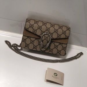 Gucci Dionysus GG Super Mini Shoulder Bag Purse